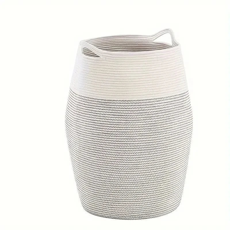 Curved Basket - Stylish Storage Basket Made of Cotton