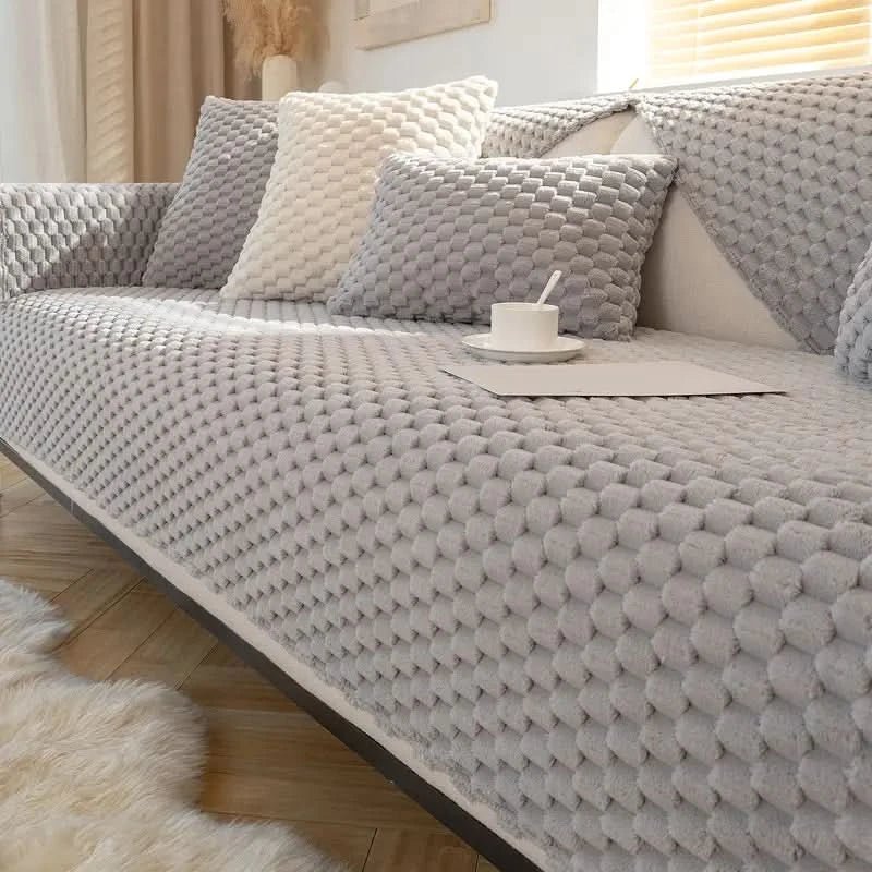 Snuggle Slipcover - The Ultimate Non-Slip Sofa Cover for More Comfort and Style
