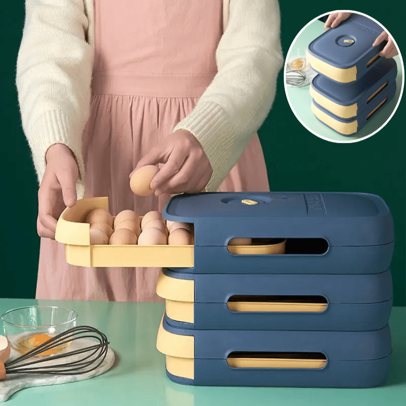 Refrigerator Egg Drawer – Organization and Freshness for 20 Eggs
