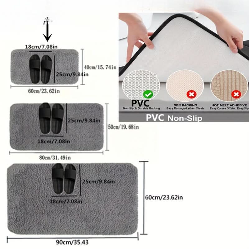 Lonneke - Soft, Thick, and Highly Absorbent Bath Mat