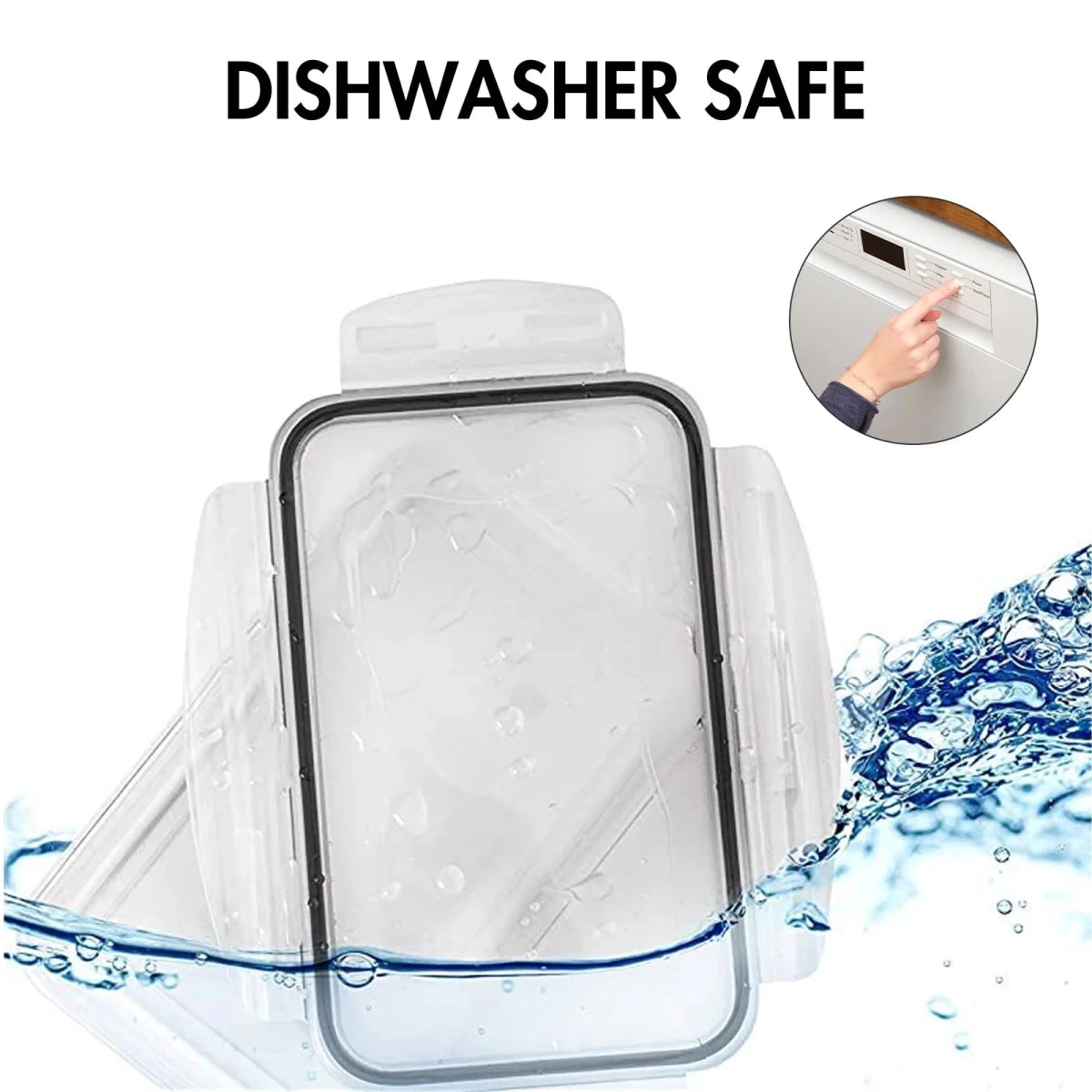 GlassSafe Storage Set – Airtight Storage System for an Organized Kitchen