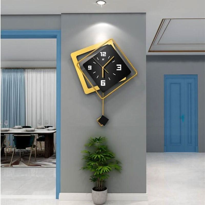 SERAPHIELLE Dual Diamond Harmony Wall Clock