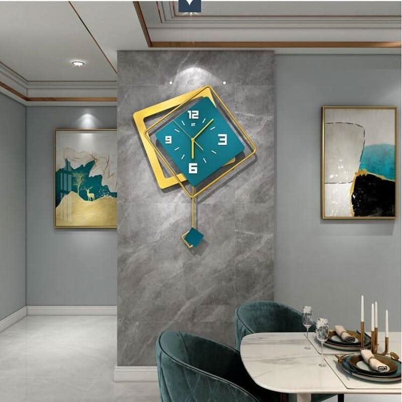 SERAPHIELLE Dual Diamond Harmony Wall Clock