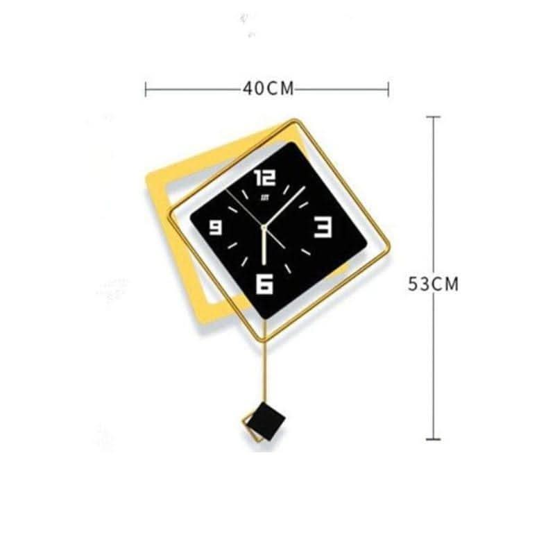 SERAPHIELLE Dual Diamond Harmony Wall Clock