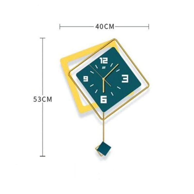 SERAPHIELLE Dual Diamond Harmony Wall Clock