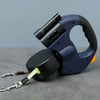 Bordeaux Duet – Double Leash With LED & Poop Bag Dispenser For Two Dogs