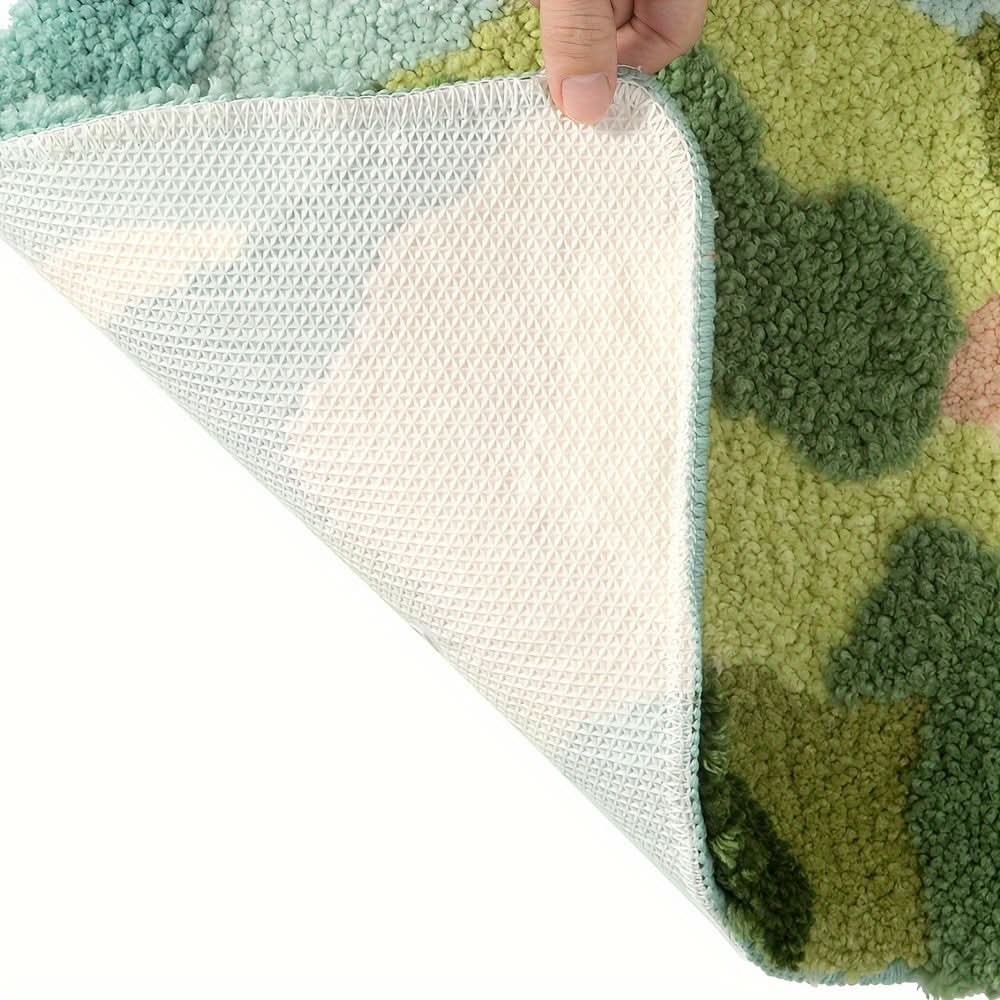 FlorSoft - Extra Absorbent Bath Mat With Floral Pattern