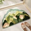 FlorSoft - Extra Absorbent Bath Mat With Floral Pattern