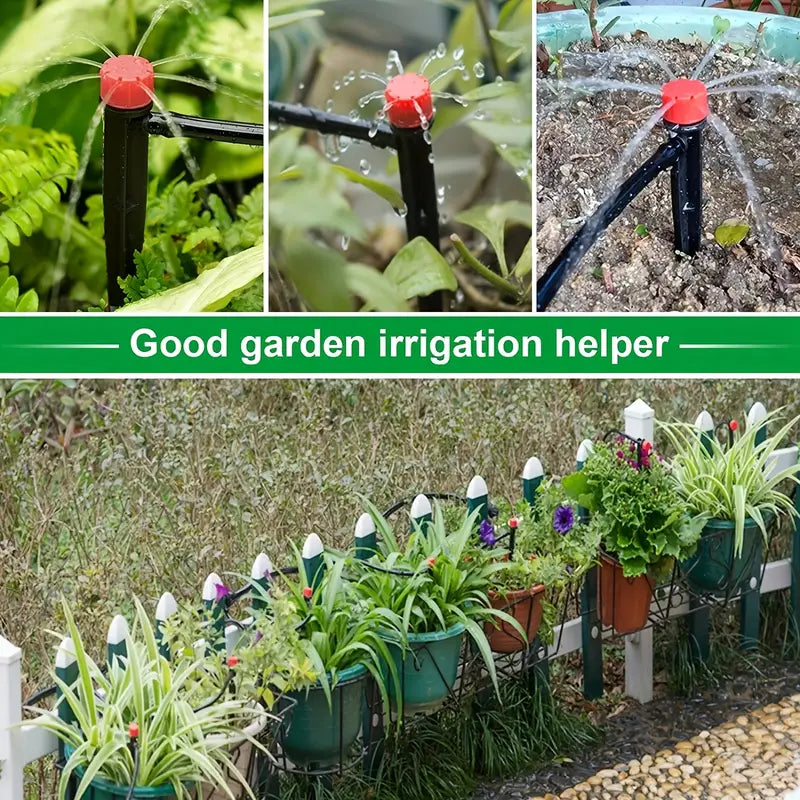 Automatisches Tropfbewässerungssystem für Pflanzen – Komplettes Set für Garten und Balkon