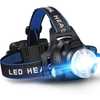 Robuste Wasserdichte LED-Stirnlampe mit Zoom und Wiederaufladbarem Akku