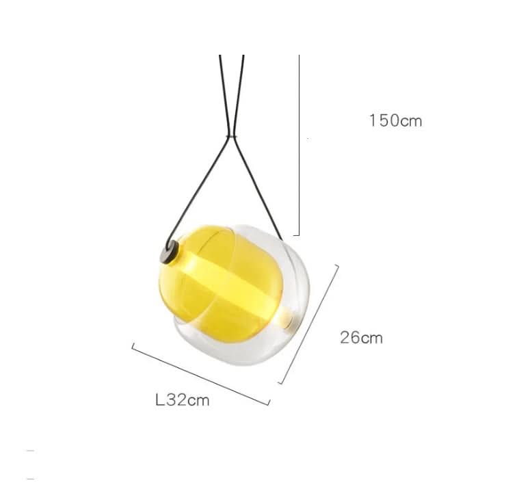 QUORENA – Modern Ceiling Light made of Glass and Iron