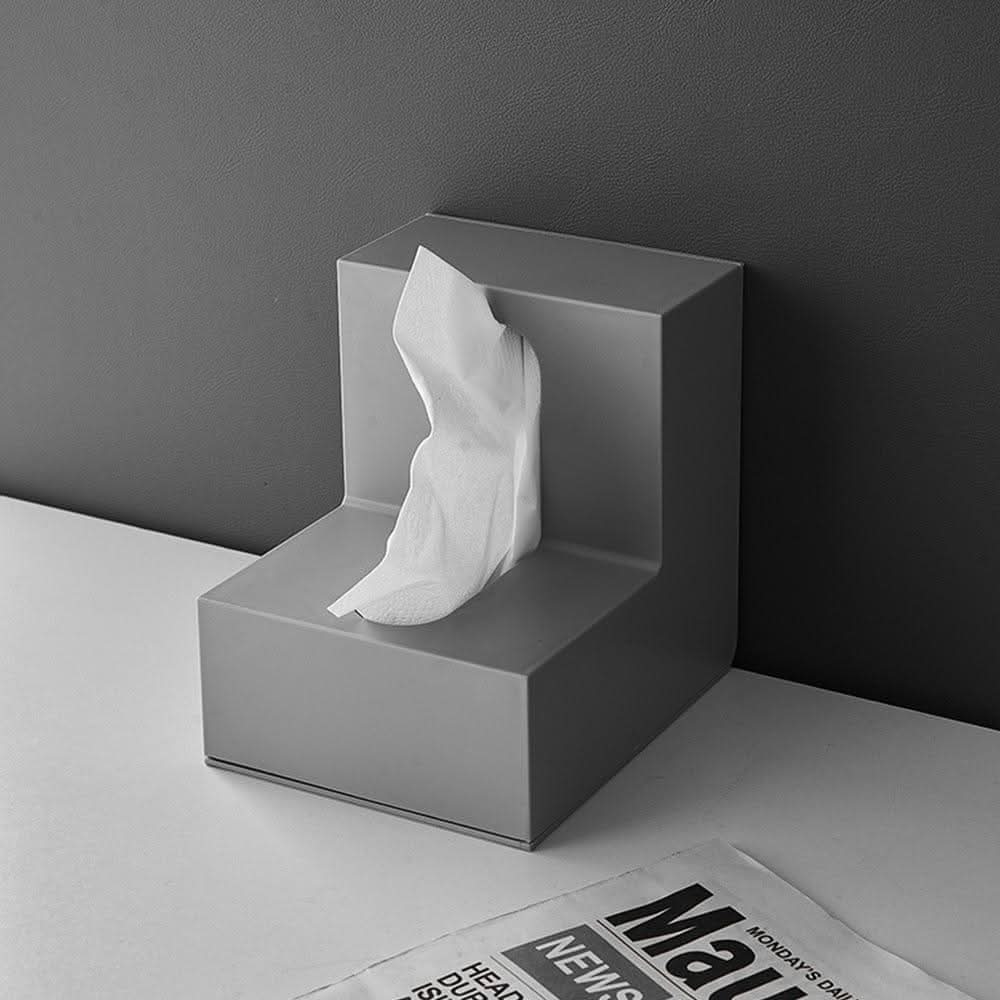 ELIVARA Faceted Tissue Box Holder