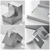 ELIVARA Faceted Tissue Box Holder