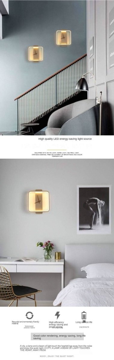 Cassalyn Contemporary Lighted Wall Clock