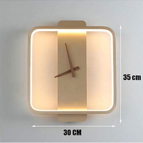Cassalyn Contemporary Lighted Wall Clock