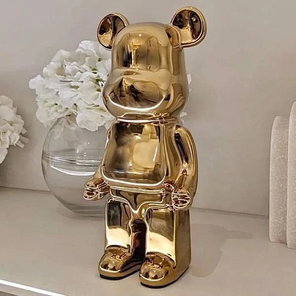 Mola - Breathtaking Ornament Made of Golden Bear Bricks