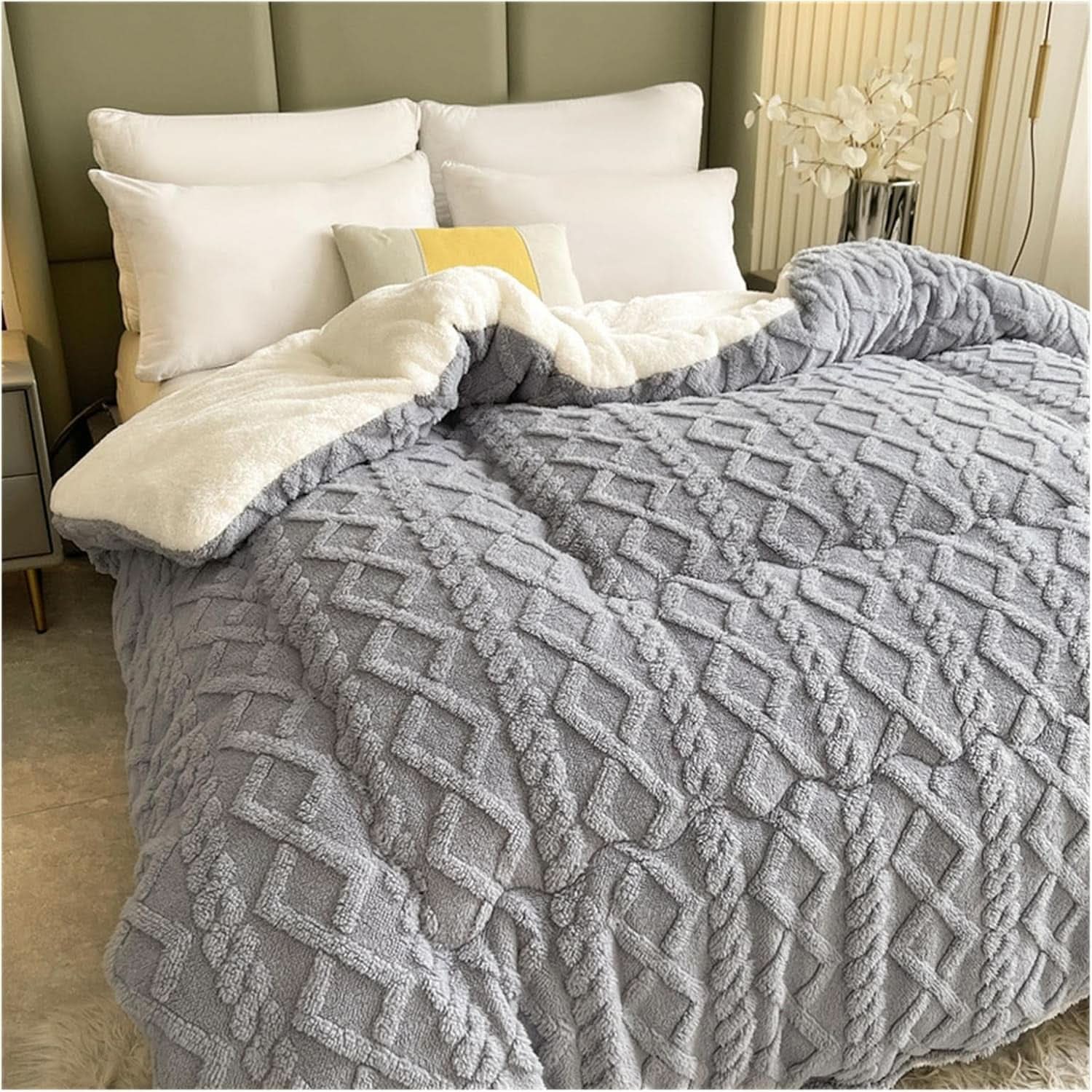 Cole - Plush Sherpa Blanket