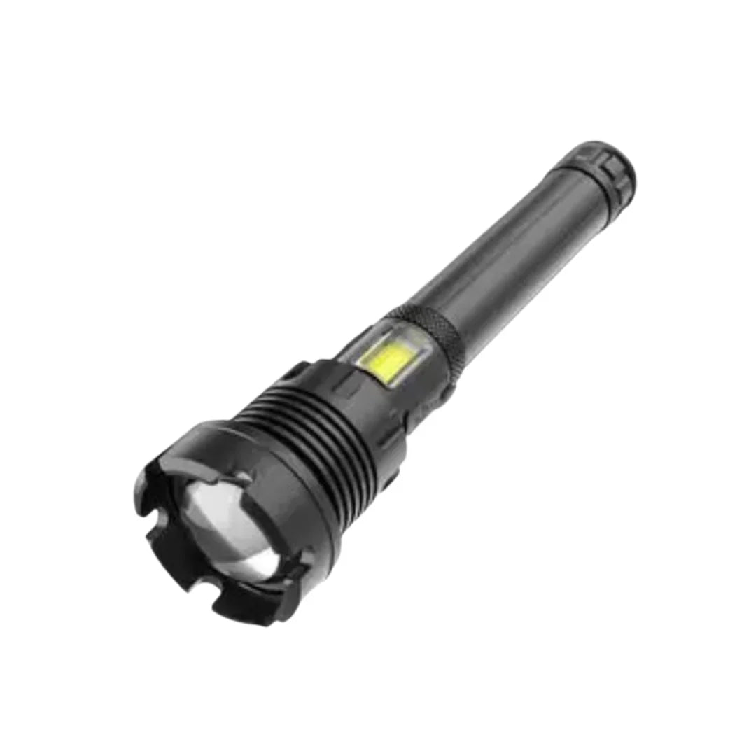 Taktische Taschenlampe – LED Taschenlampe mit Zoom & Powerbank-Funktion