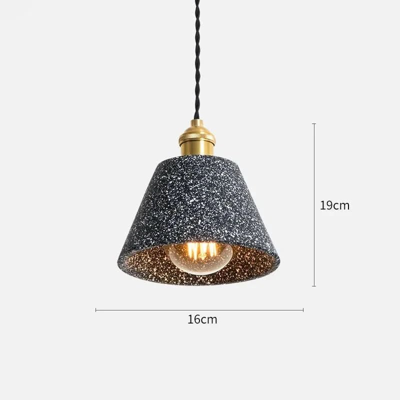 NAELLE Terrazzo Pendant Light with Industrial Charm and Modern Design