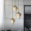 LILIANE Luxury Pendant Lamp Made of Champagne Glass