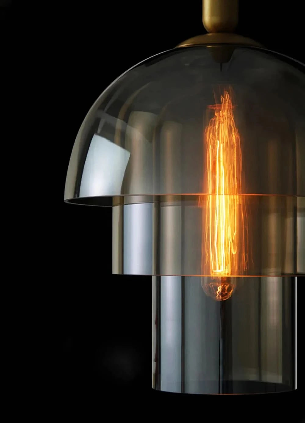 LILIANE Luxury Pendant Lamp Made of Champagne Glass