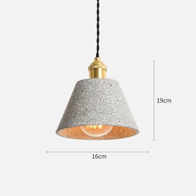 NAELLE Terrazzo Pendant Light with Industrial Charm and Modern Design