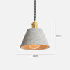 NAELLE Terrazzo Pendant Light with Industrial Charm and Modern Design