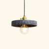 MIRELLE Pendant Lamp Terrazzo-Inspired Design With Golden Metal Accents