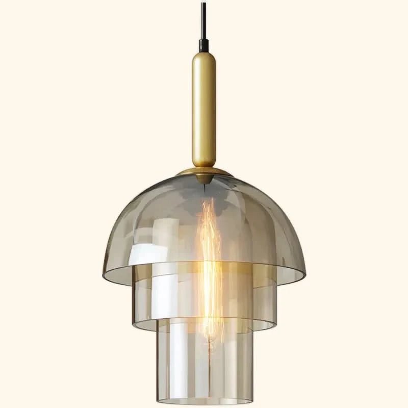 LILIANE Luxury Pendant Lamp Made of Champagne Glass