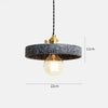 MIRELLE Pendant Lamp Terrazzo-Inspired Design With Golden Metal Accents