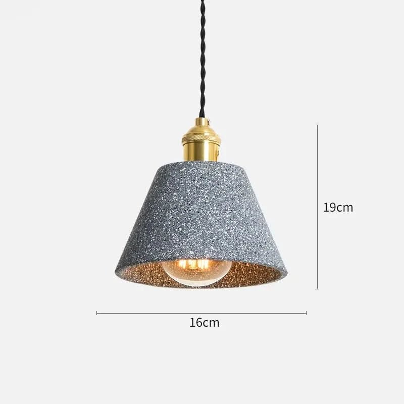 NAELLE Terrazzo Pendant Light with Industrial Charm and Modern Design
