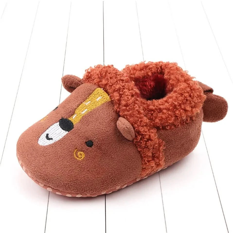 WARMKINS – Warm Baby Slippers with Non-Slip Sole for Safe First Steps
