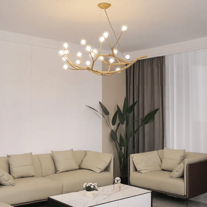 MAEVELLA – Elegant Ceiling Lamp Made of Resin and Aluminum