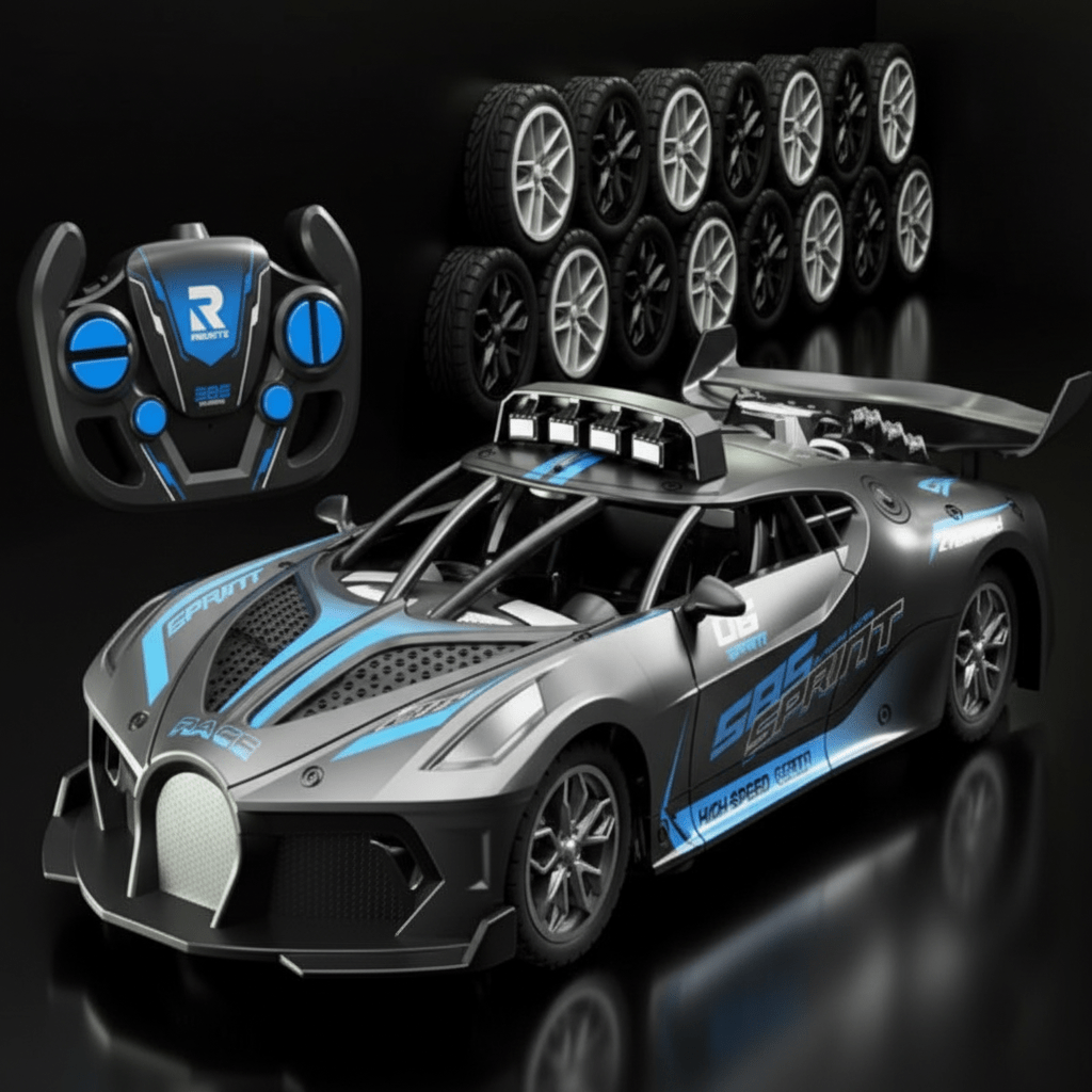 KIDDRIFT – Kid-Friendly 1:18 Remote Control Drift Car with Safe Speed Control