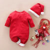 MiniMode Festive Suit - Soft Cotton Christmas Romper For Baby's First Celebration