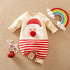 MiniMode Festive Suit - Soft Cotton Christmas Romper For Baby's First Celebration