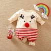 MiniMode Festive Suit - Soft Cotton Christmas Romper For Baby's First Celebration