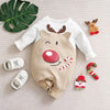 MiniMode Festive Suit - Soft Cotton Christmas Romper For Baby's First Celebration