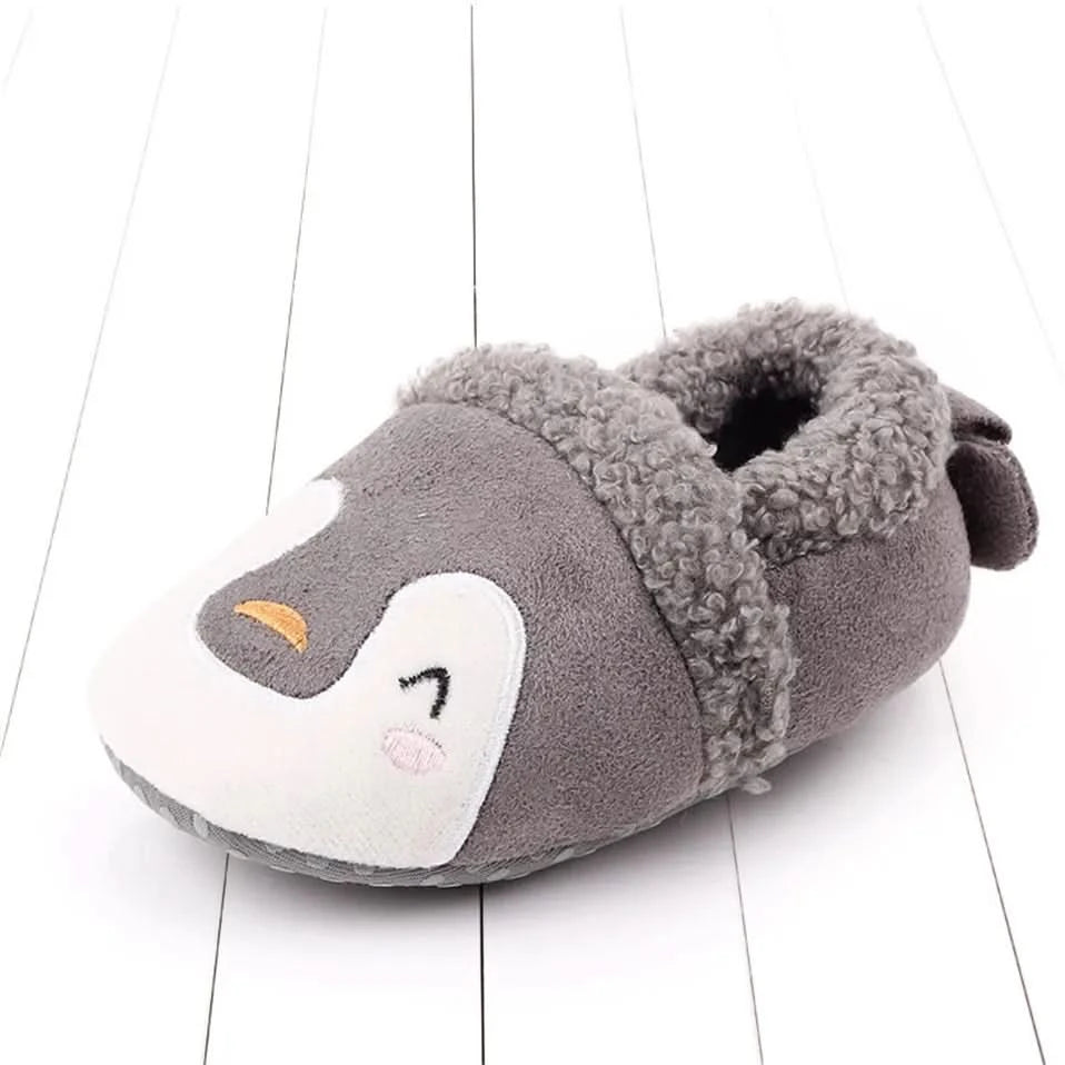 WARMKINS – Warm Baby Slippers with Non-Slip Sole for Safe First Steps