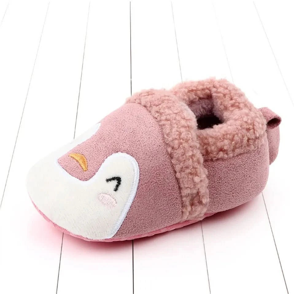 WARMKINS – Warm Baby Slippers with Non-Slip Sole for Safe First Steps