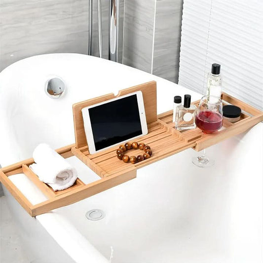 BambooBliss – Extendable Bathtub Tray