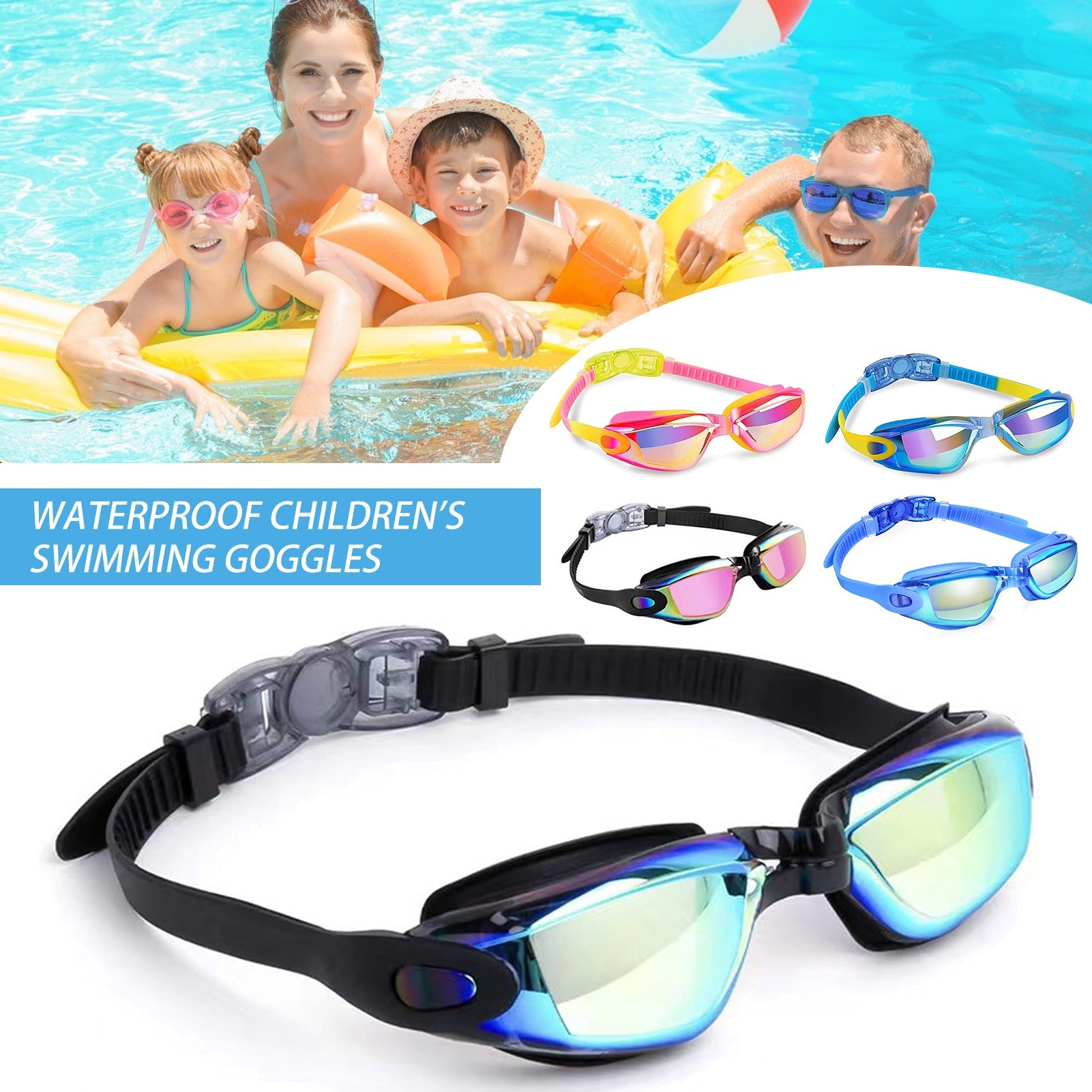 HYDROVUE – Anti-Fog Swim Goggles For Clear Vision And Comfort