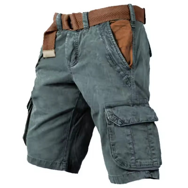 WanderSchmiede Cargo – Robust Men's Cargo Shorts for Outdoors & Everyday Wear