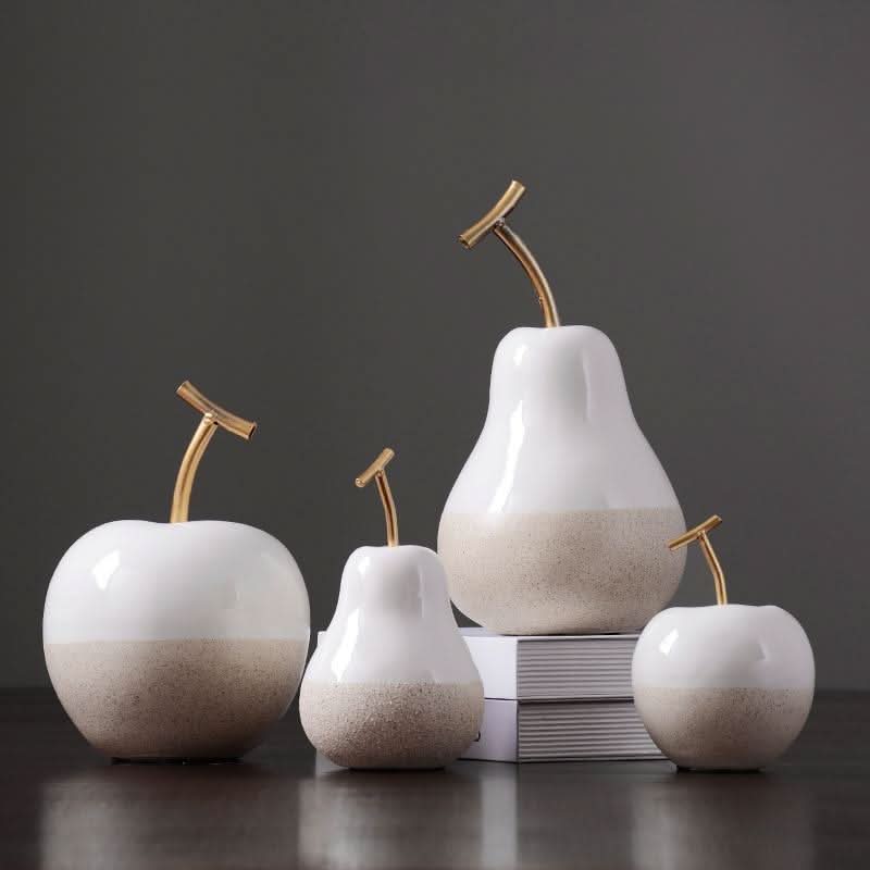 VIRELLA Ceramic Fruit Sculptures Modern Design Timeless Elegance For Living Spaces