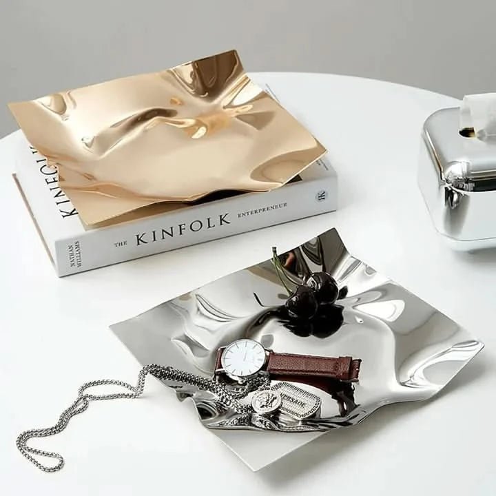 Solea - Stylish stainless steel tray