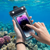 Wasserdichte Handyhülle – Transparenter Touchscreen Beutel mit Umhängeband für Strand, Schwimmen & Tauchen