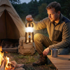 Solar Camping Laterne zusammen klappbar LED Solar USB wiederauf ladbare Laterne Taschenlampe