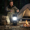 Solar Camping Laterne zusammen klappbar LED Solar USB wiederauf ladbare Laterne Taschenlampe
