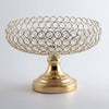 VELISYA Elegant Cascade Centerpiece Bowl with Rhinestones and Glamour