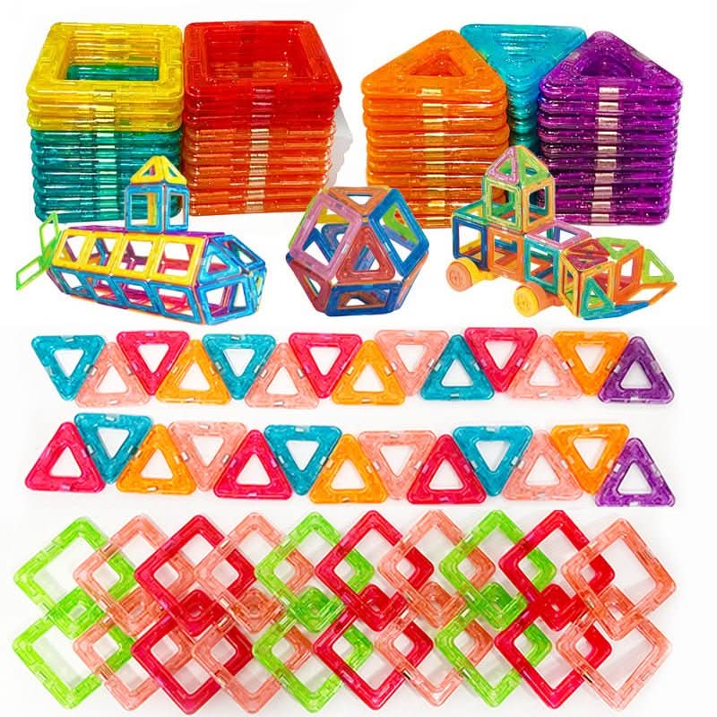 MagnaBuilder Set – Magnetic Construction Toy For Creative Building Ideas